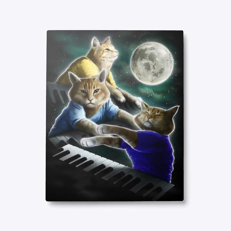 Three Keyboard Cat Moon